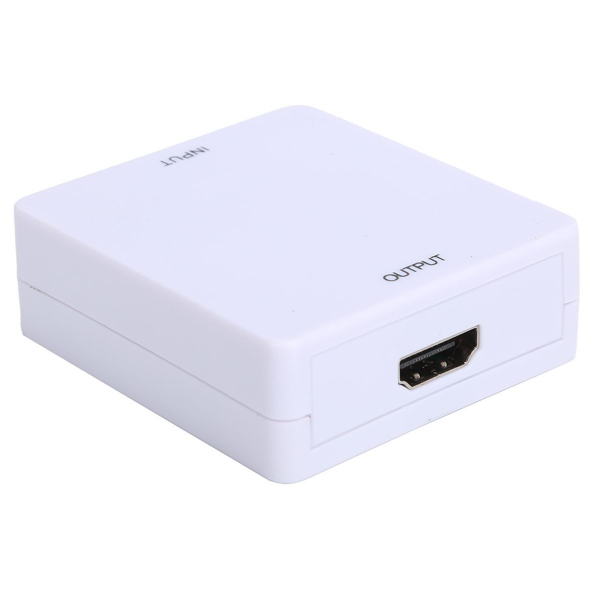 VGA to HDMI Adapter Mini HD 1080P Conversion Box AdapterWhite - Image 3