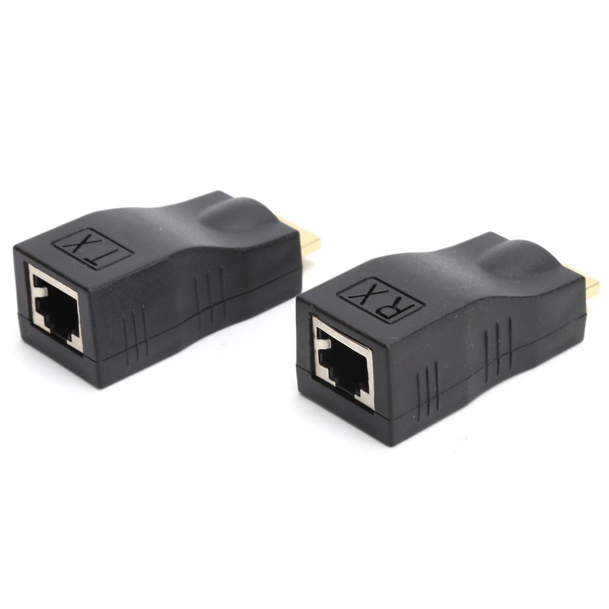 HDMI to RJ45 Adapter Extender Network Connector Cat5e Cat6 - Image 1