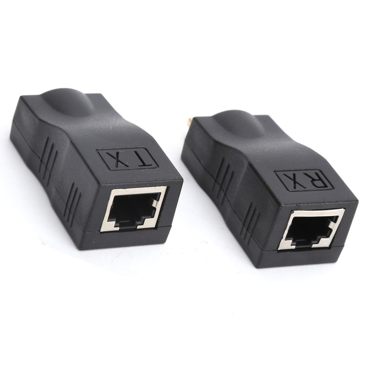 HDMI to RJ45 Adapter Extender Network Connector Cat5e Cat6 - Image 2
