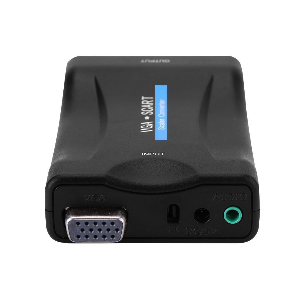 VGA to SCART Video Audio Adapter Adapter USB With Remote Control - Image 3