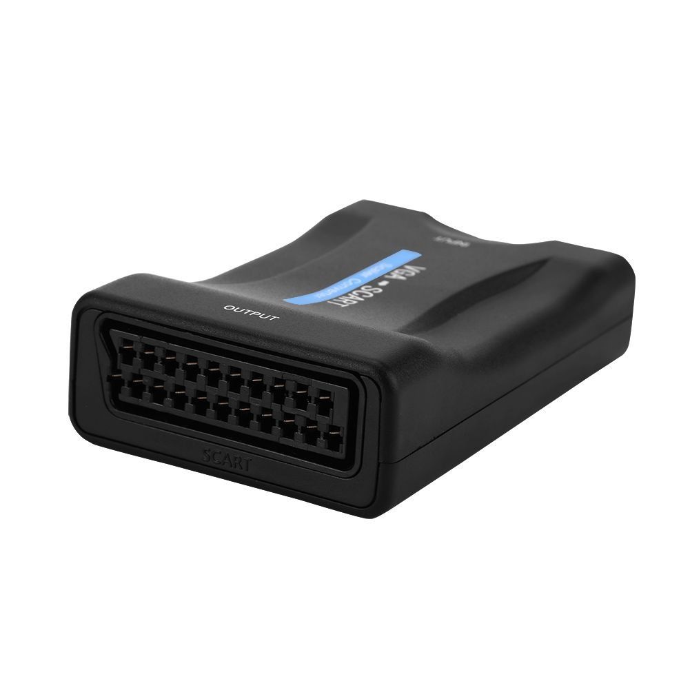 VGA to SCART Video Audio Adapter Adapter USB With Remote Control - Image 4