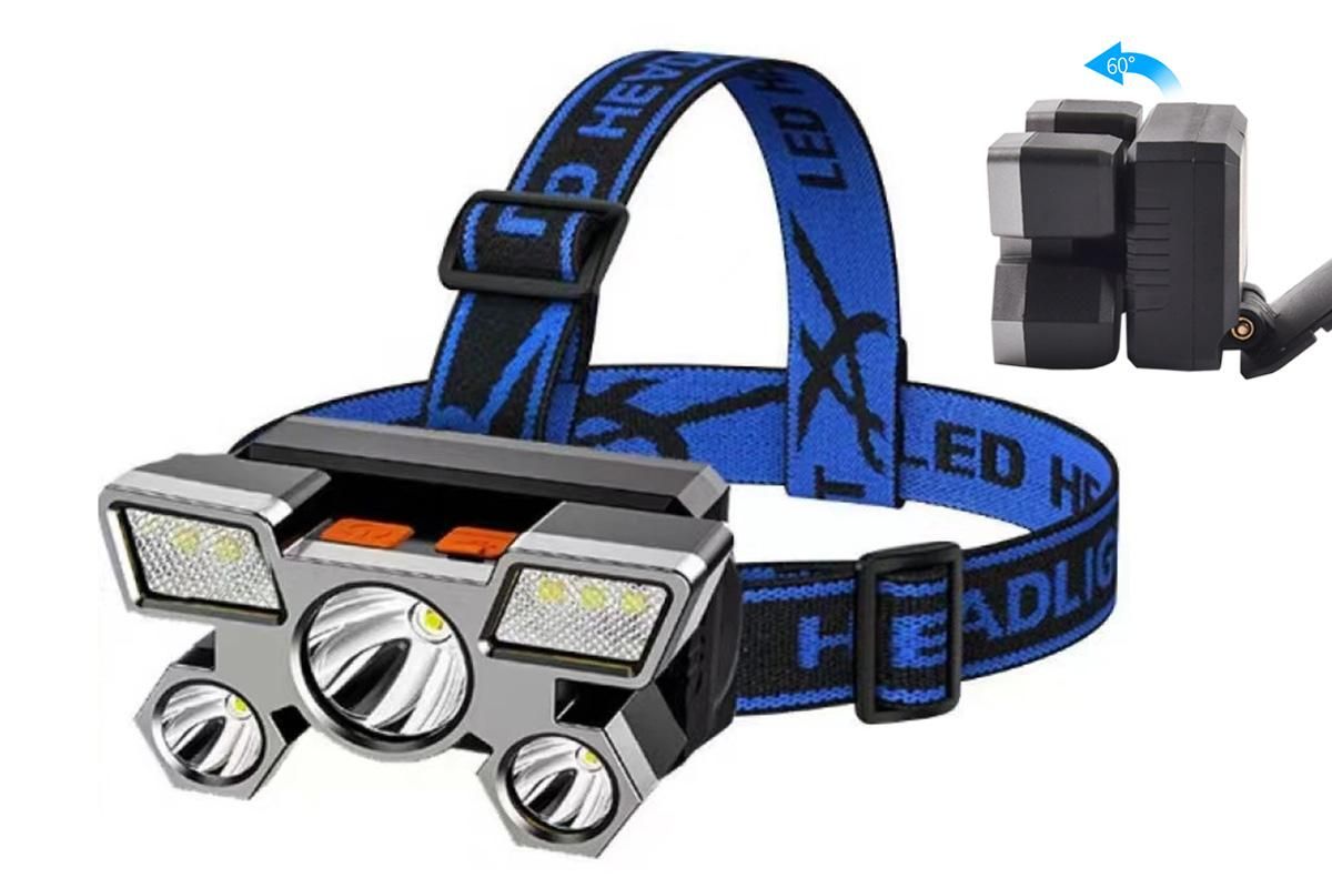 Headlamp Flashlight USB Rechargeable LED Head Light with 4 Modes for Camping Fishing and Outdoor Activities - Image 2
