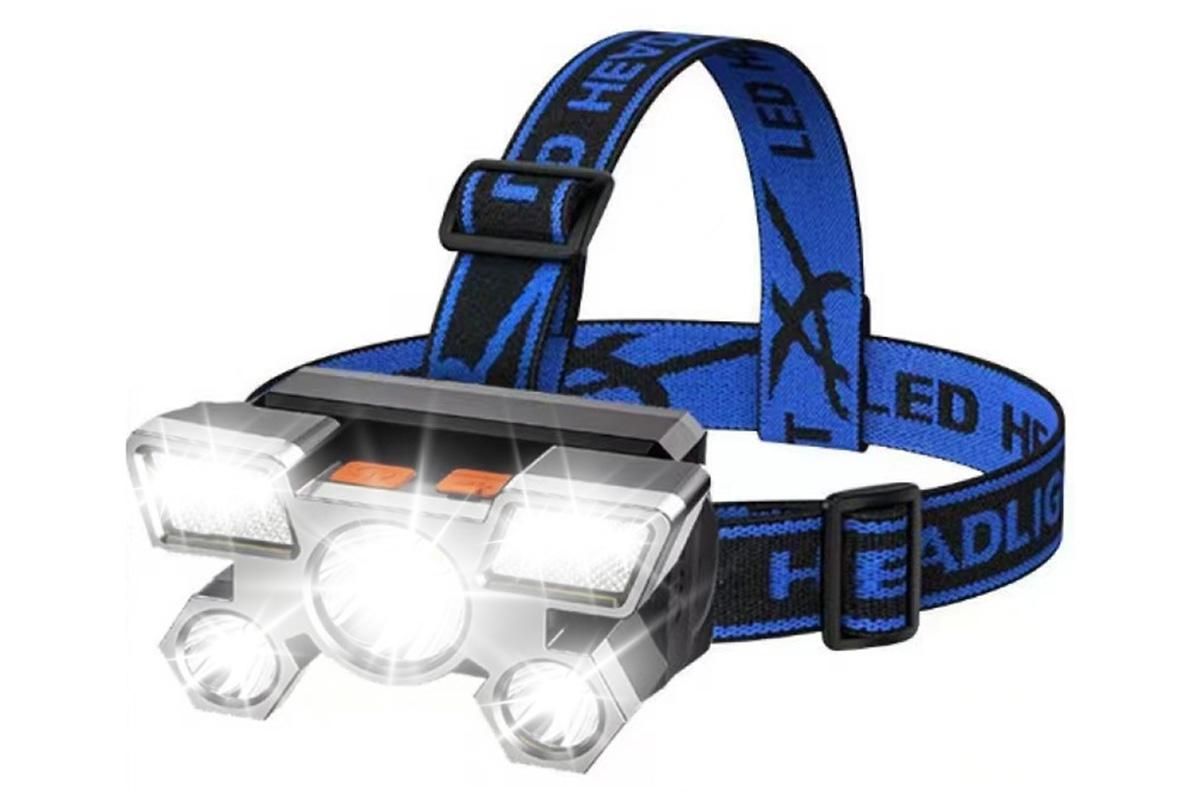 Headlamp Flashlight USB Rechargeable LED Head Light with 4 Modes for Camping Fishing and Outdoor Activities - Image 3