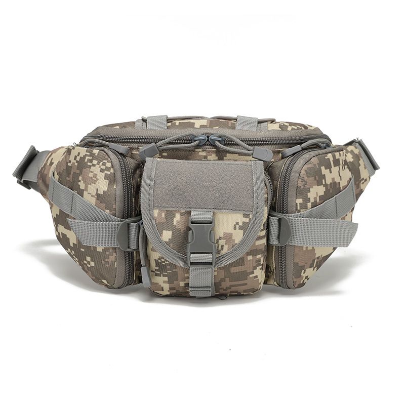 Outdoor Sports Fanny Pack Multipurpose Belt Bag for Camping Hiking Traveling Running Fishing - Digital - Image 1