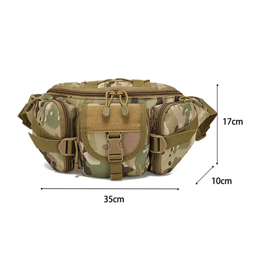 Outdoor Sports Fanny Pack Multipurpose Belt Bag for Camping Hiking Traveling Running Fishing - Digital - Image 7