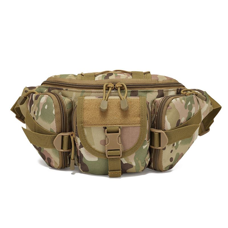 Outdoor Sports Fanny Pack Multipurpose Belt Bag for Camping Hiking Traveling Running Fishing - Camouflage - Image 1