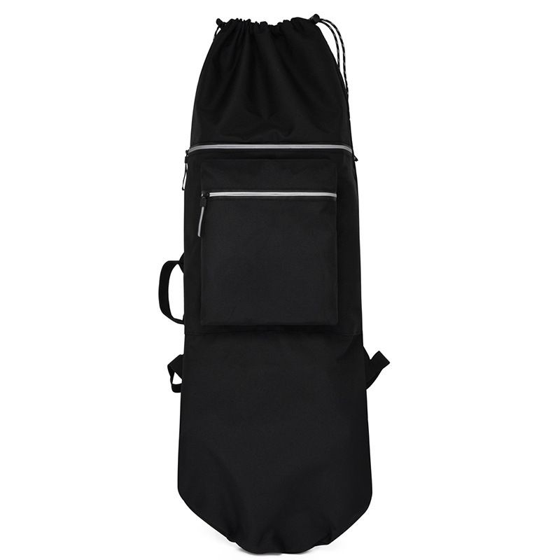 Skateboard Bag Longboards Carrying Case Double Shoulder Backpack Outdoor Travel - Black - Image 1