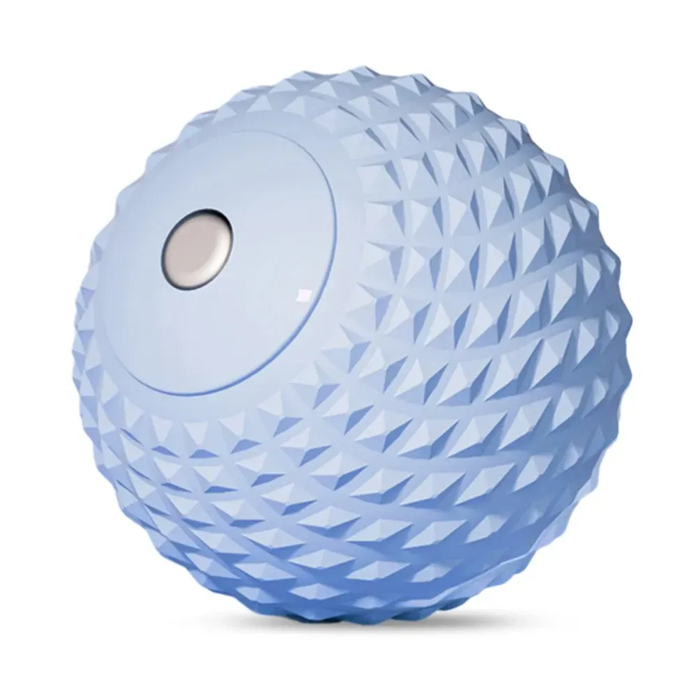 TPE Massage Roller Trigger Point Therapy Hand Hold Meridian Ball Acupoint Massage Myofascial Release for Physical Therapy - Blue - Image 1