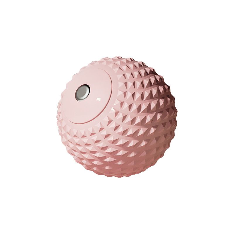 TPE Massage Roller Trigger Point Therapy Hand Hold Meridian Ball Acupoint Massage Myofascial Release for Physical Therapy - Pink - Image 1