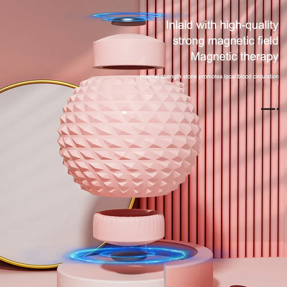 TPE Massage Roller Trigger Point Therapy Hand Hold Meridian Ball Acupoint Massage Myofascial Release for Physical Therapy - Pink - Image 6