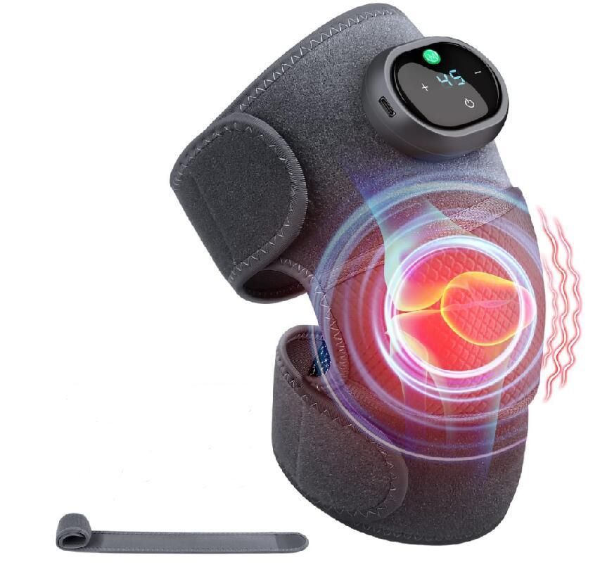 Heating Massage Knee Brace, Three-in-one Knee, Shoulder and Elbow, Portable Wireless Hot Compress Massage, Relieve Joint Pain and Pressure - Image 1
