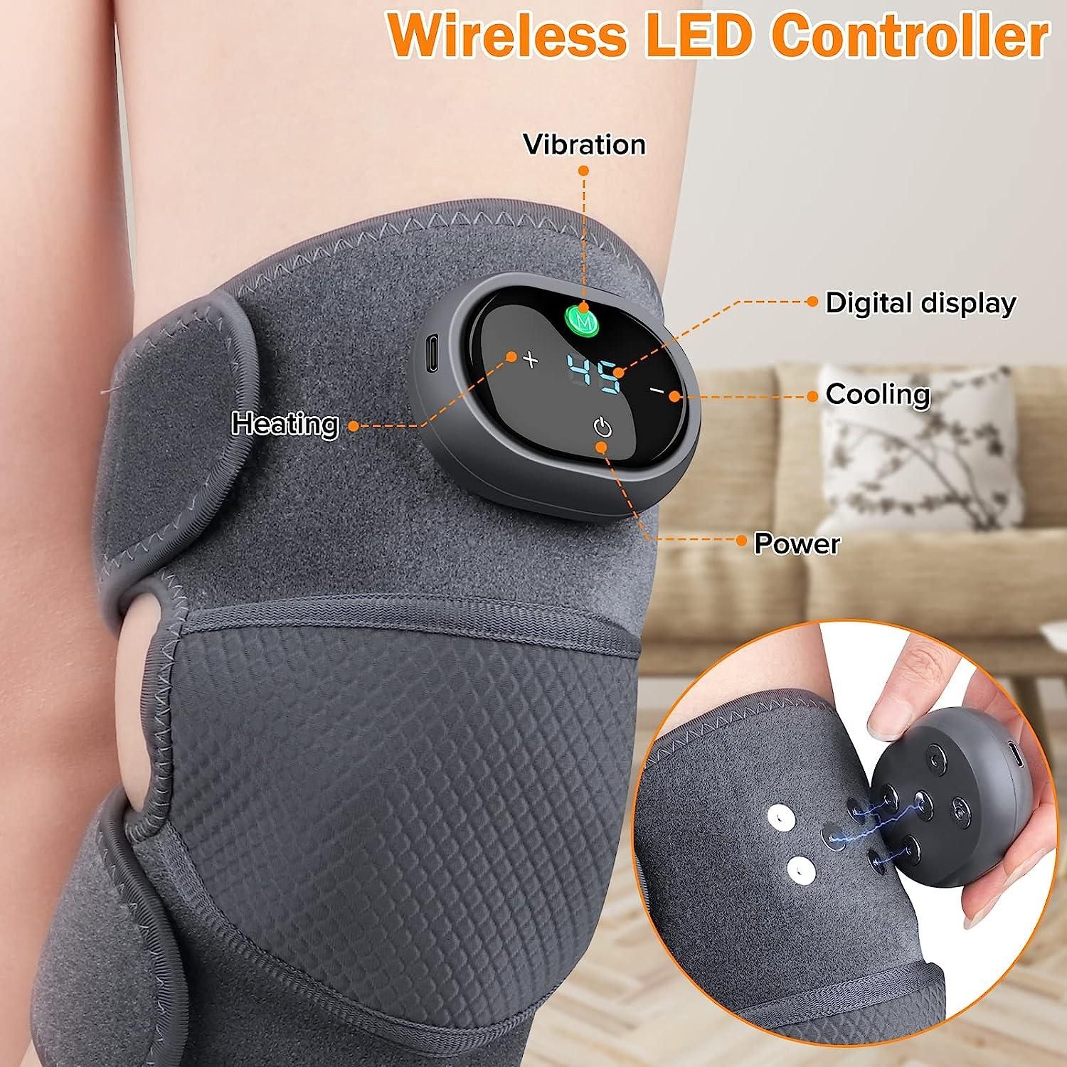 Heating Massage Knee Brace, Three-in-one Knee, Shoulder and Elbow, Portable Wireless Hot Compress Massage, Relieve Joint Pain and Pressure - Image 2