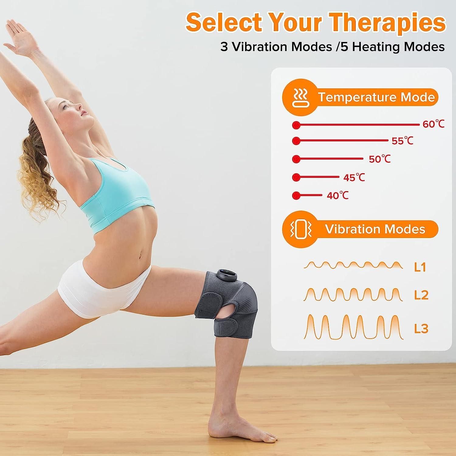 Heating Massage Knee Brace, Three-in-one Knee, Shoulder and Elbow, Portable Wireless Hot Compress Massage, Relieve Joint Pain and Pressure - Image 4