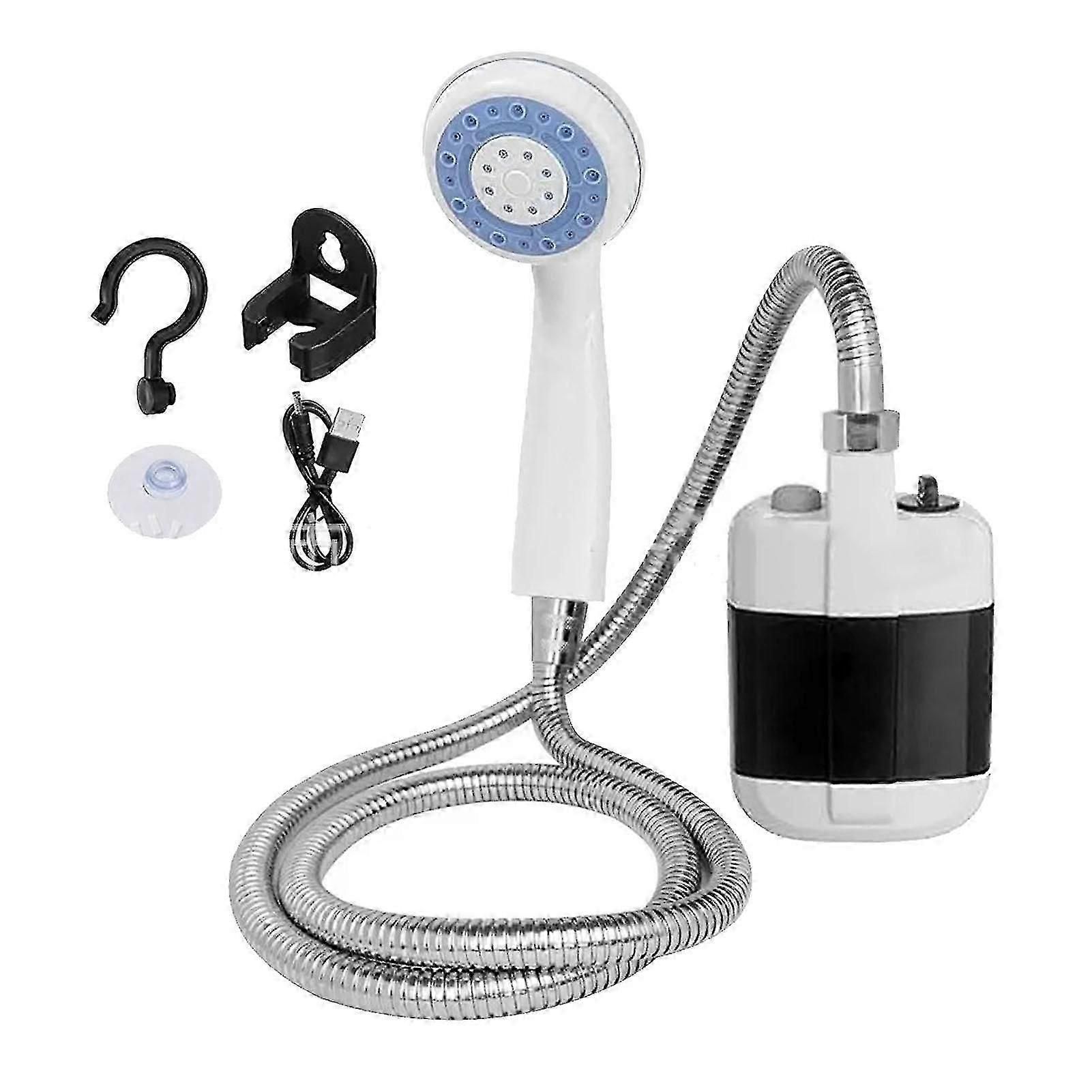 Portable Electric Camping Shower Pump, Battery Powered ABS Shower for Outdoor Use - Image 1