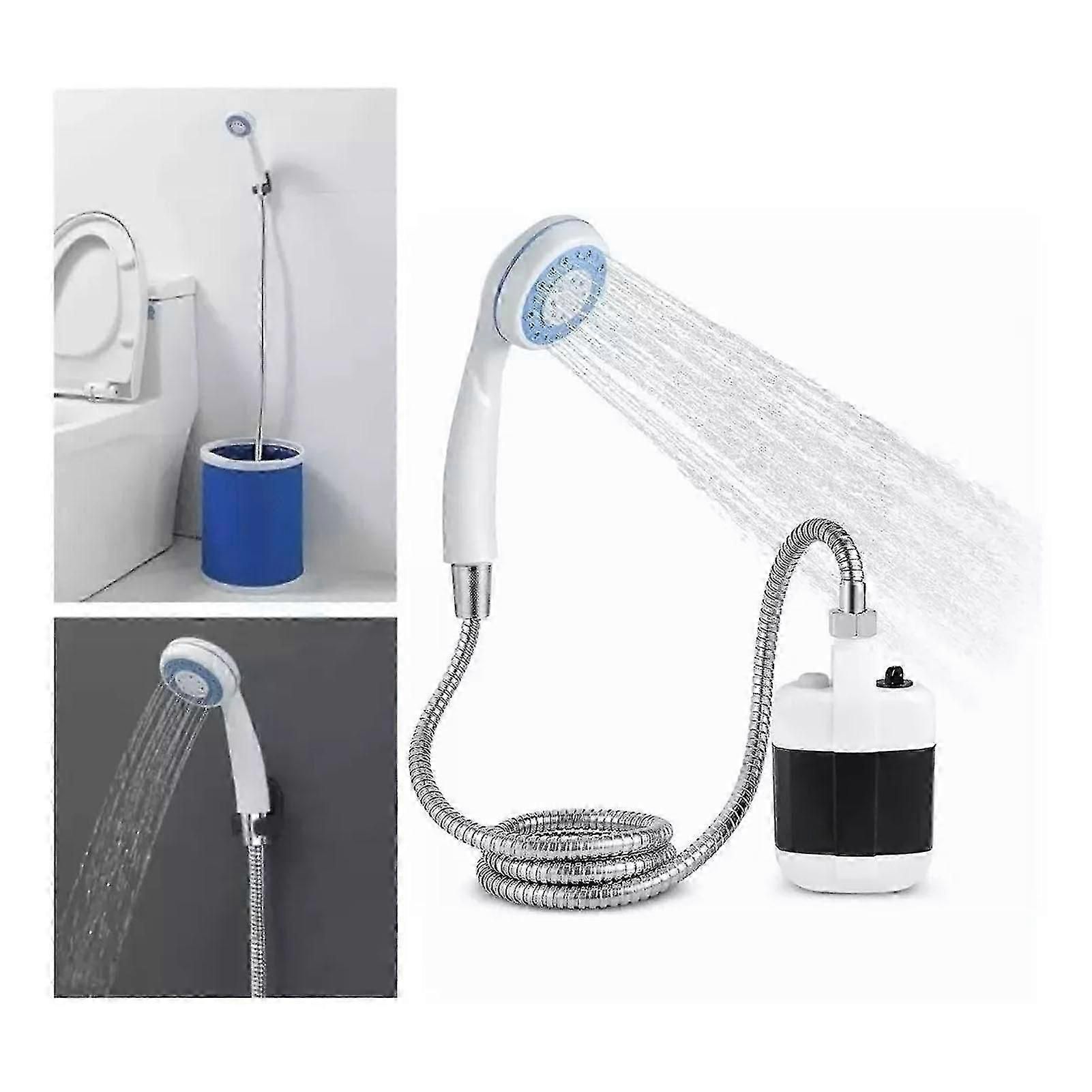 Portable Electric Camping Shower Pump, Battery Powered ABS Shower for Outdoor Use - Image 5