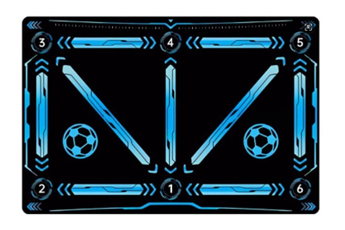 Soccer Training Mat Football Footstep Training Mat Soccer Skills Training Equipment Non Slip Dribble Training Sport Carpet - Image 3