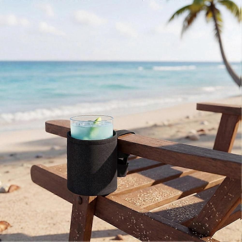 2PCS Beach Chair Cup Holder Universal Camping Chairs Cup Holder Anti-Slip Beverage Organization for Outdoor Fishing - Image 2