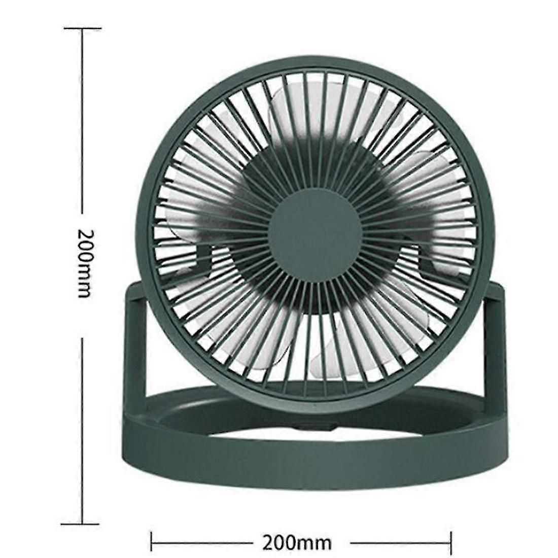 Camping Fan With Led Light,8000mah Outdoor Tent Fan With Light&hook,180 Rotating Fan for Camping - Image 2