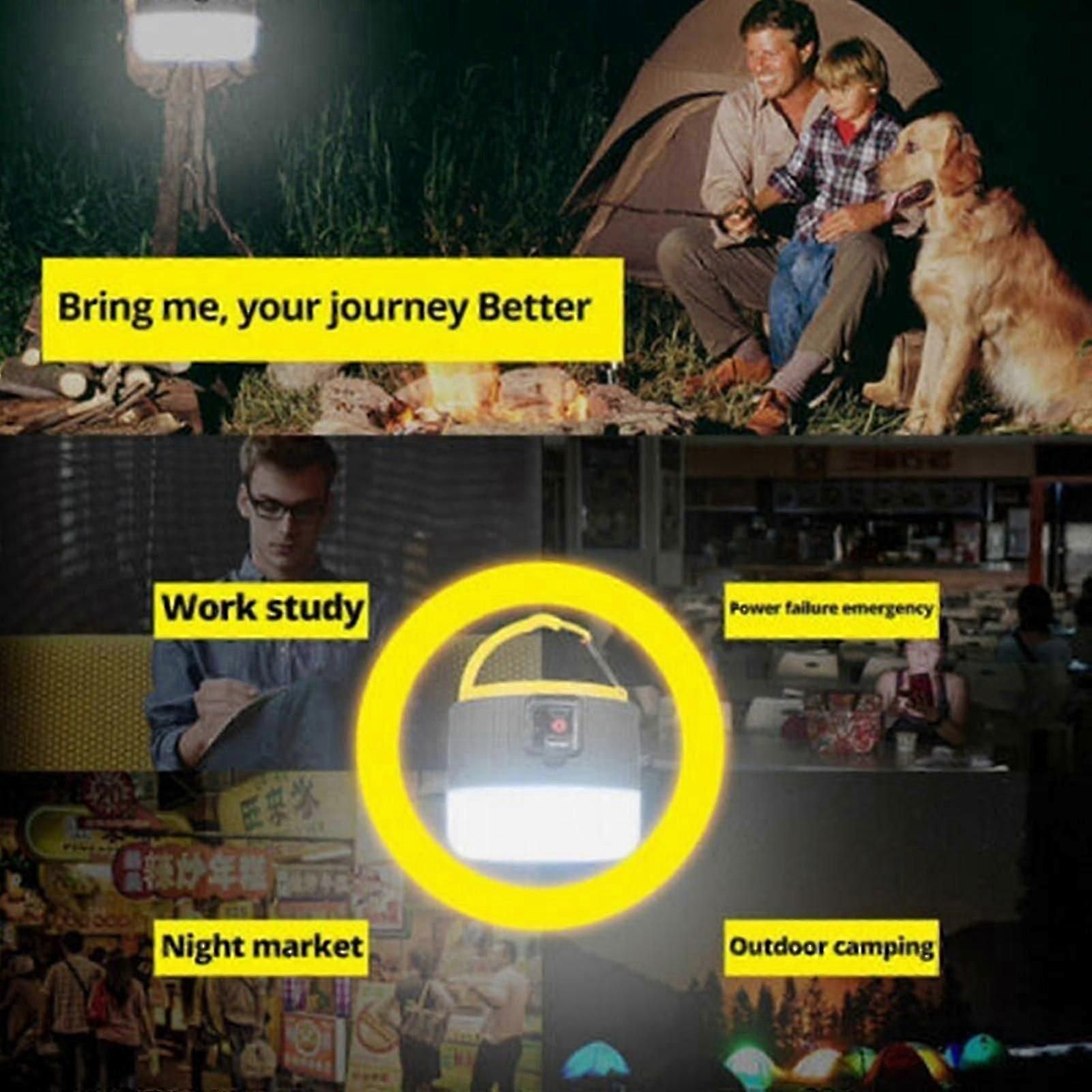 1000w Solar Lantern Usb Rechargeable Outdoor Camping Tent Hiking Led Light Lamp for Outdoor Activities - Image 3