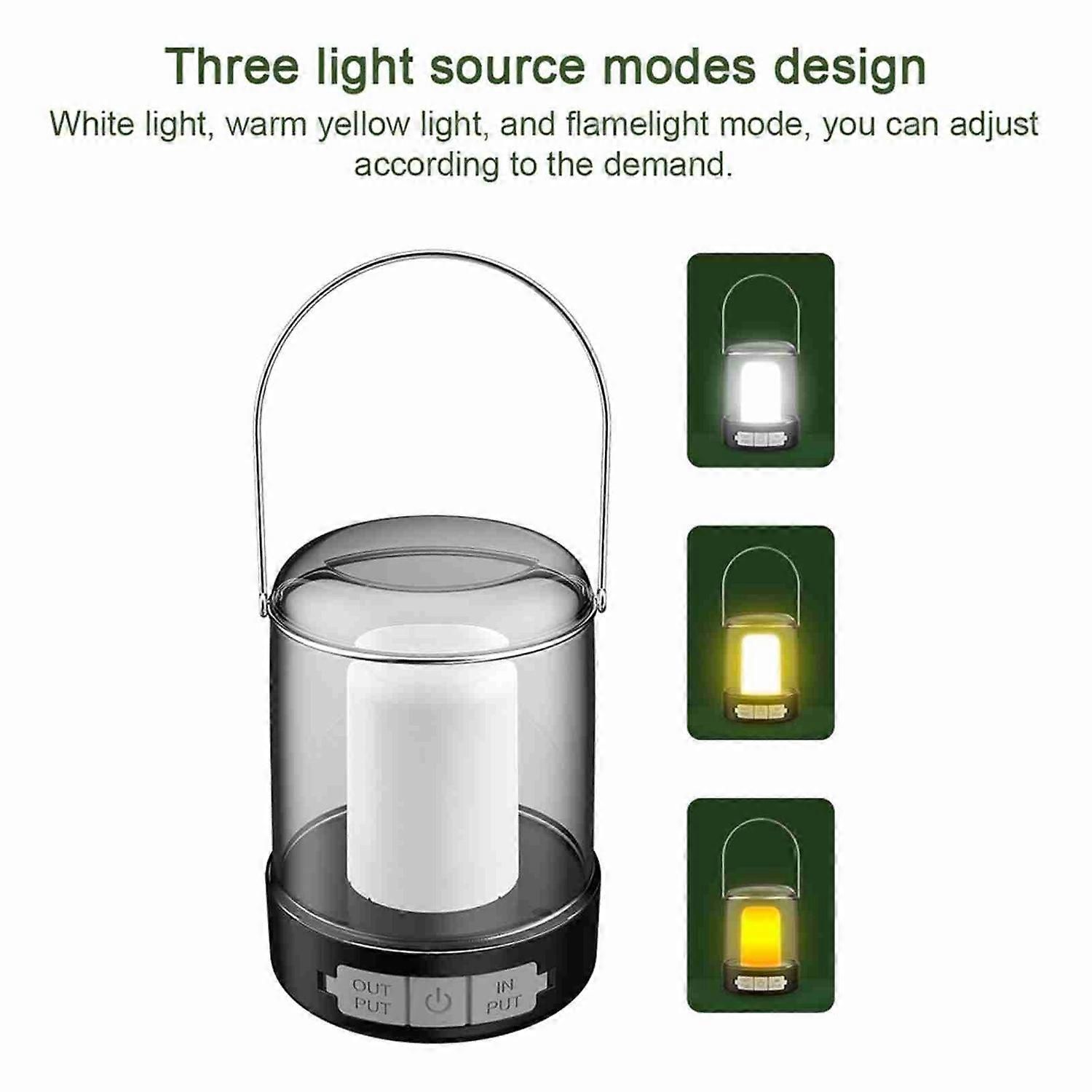 Portable Camping Light Multifunctional Outdoor Night Lights Type-C Charging and USB Output Interface - Image 4