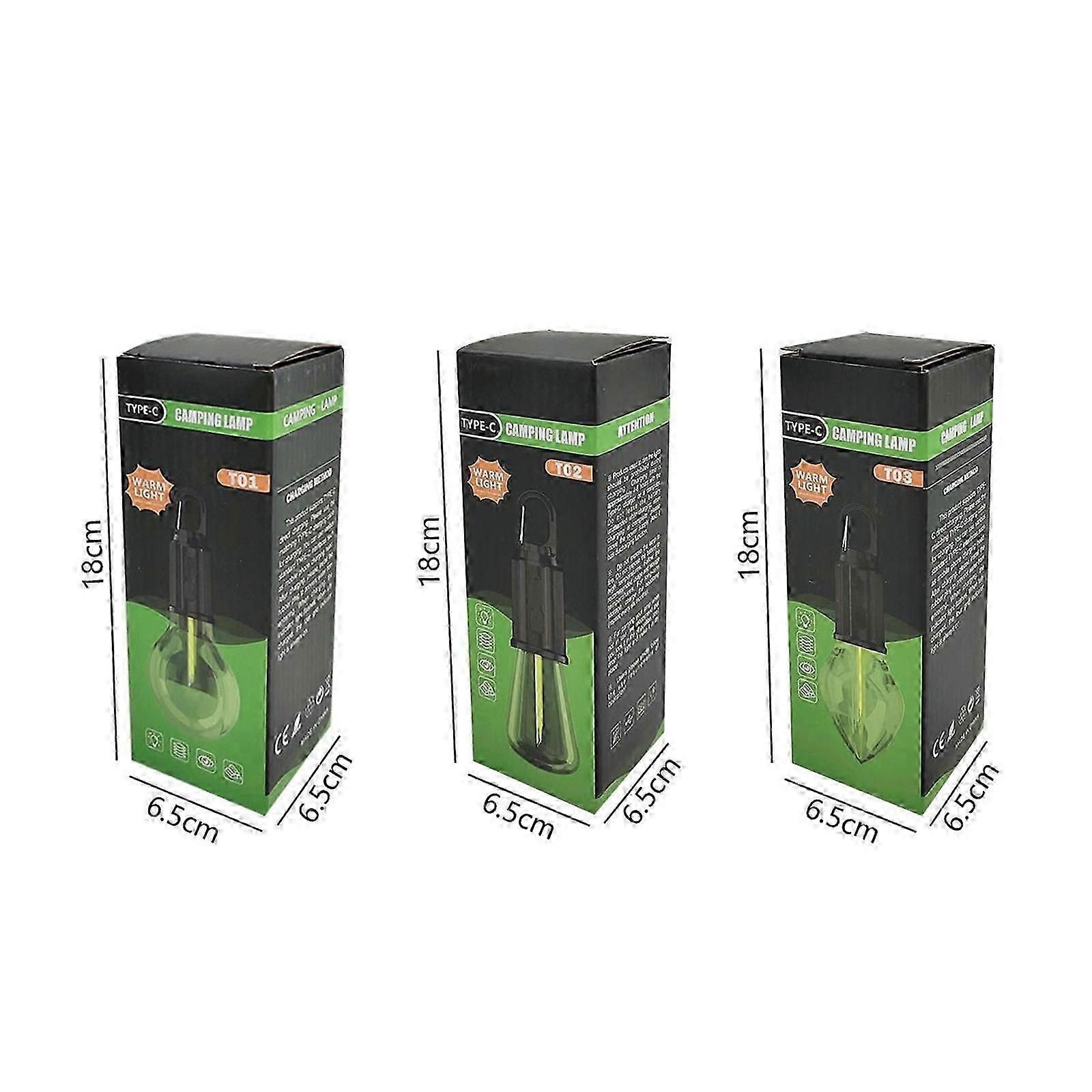 Rechargeable Portable Outdoor Ambient LED Multi-function Camping Light 3 Adjustable Brightness 400mAh - Image 3