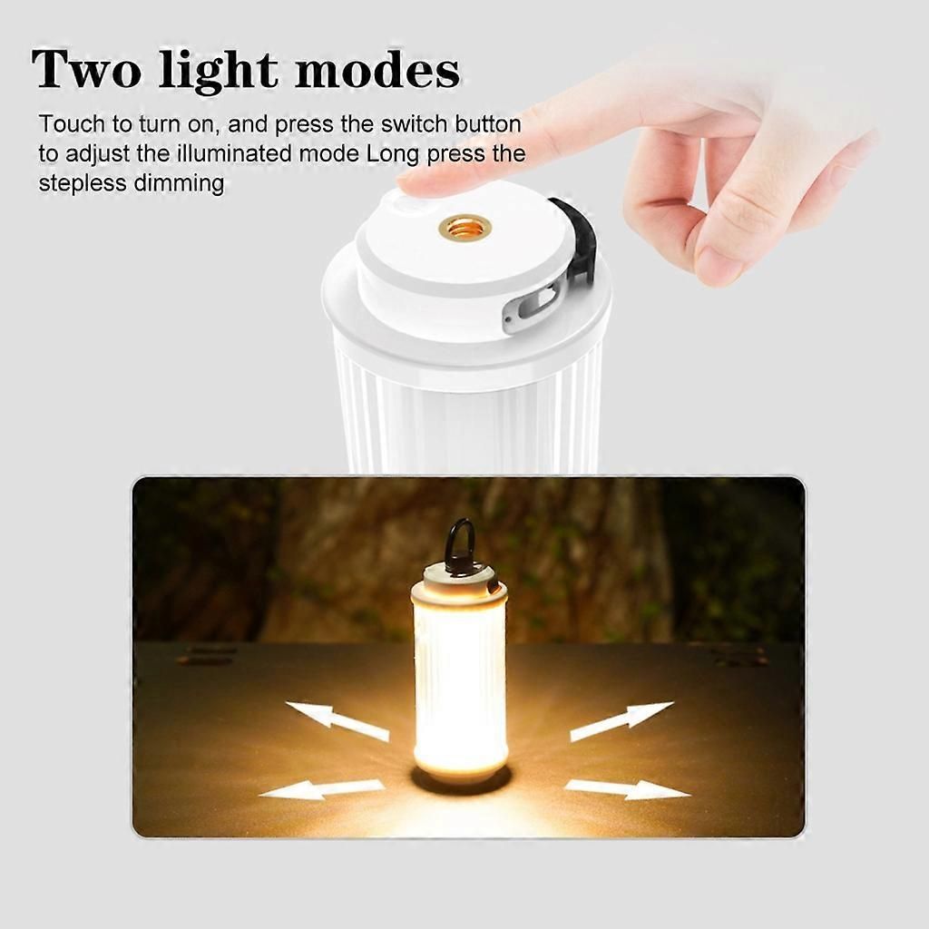Tent Light Camping Lantern LED Hangning Lamp for Camping, Hiking, Outages - White - Image 2