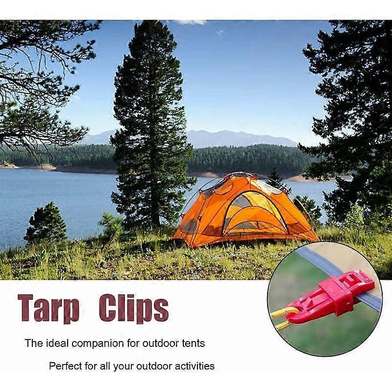 12 Pack Heavy Duty Tarp Clips, Outdoor Tent Clip for Holding Tarp, Car Sunshade, Pool - Image 4
