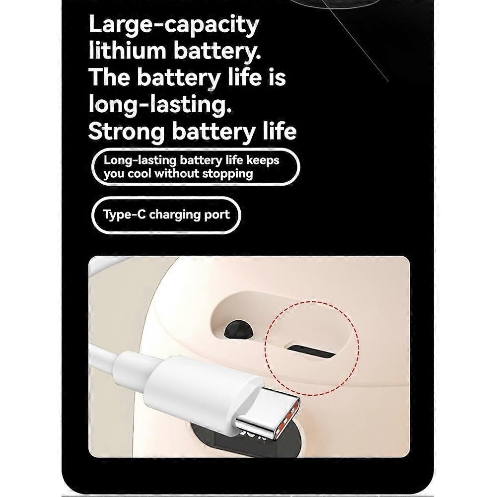Camping Fan USB Rechargeable Tent Fan with Remote Control LED Light 5 Speeds Timer Portable Ceiling Fan for Camping - Image 2