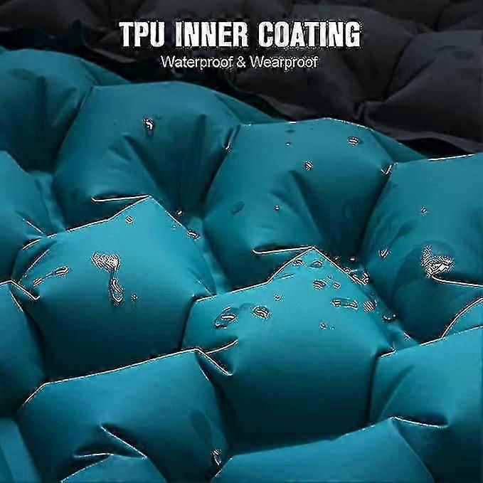 Camping Sleeping Self-inflating Mattress: Thickened Lightweight Single Camping Inflatable Bed And Attachable Double Camping Mat And Compact Inflatable - Image 5