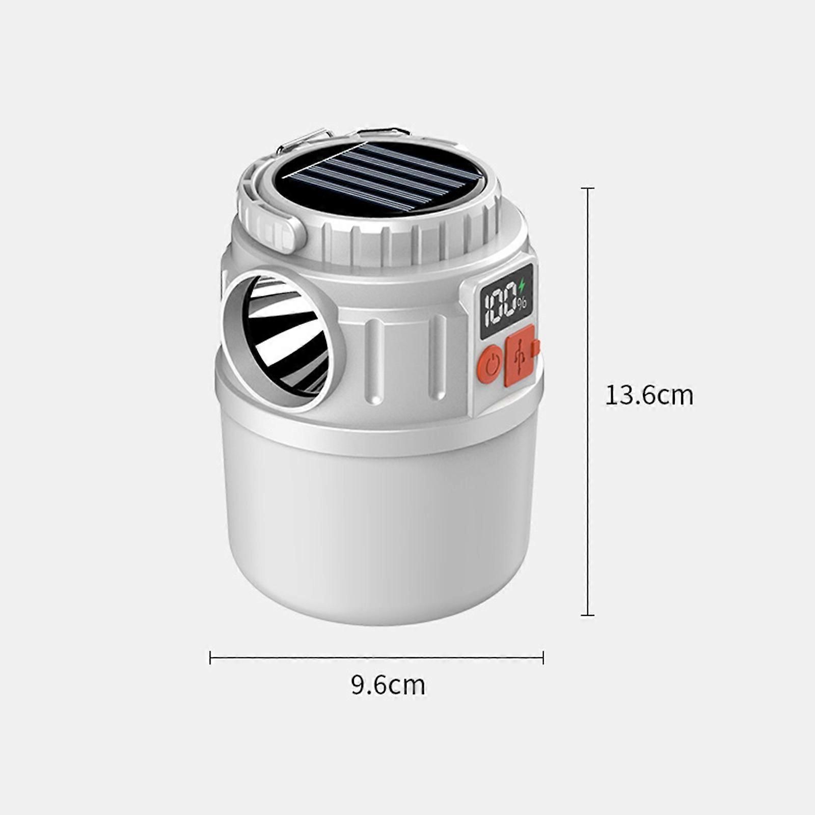 Multiple Function LED Camp Lamp Equipped With Solar Device 7 Brightness Grades And Crisis Lighting Multicolor - Image 3