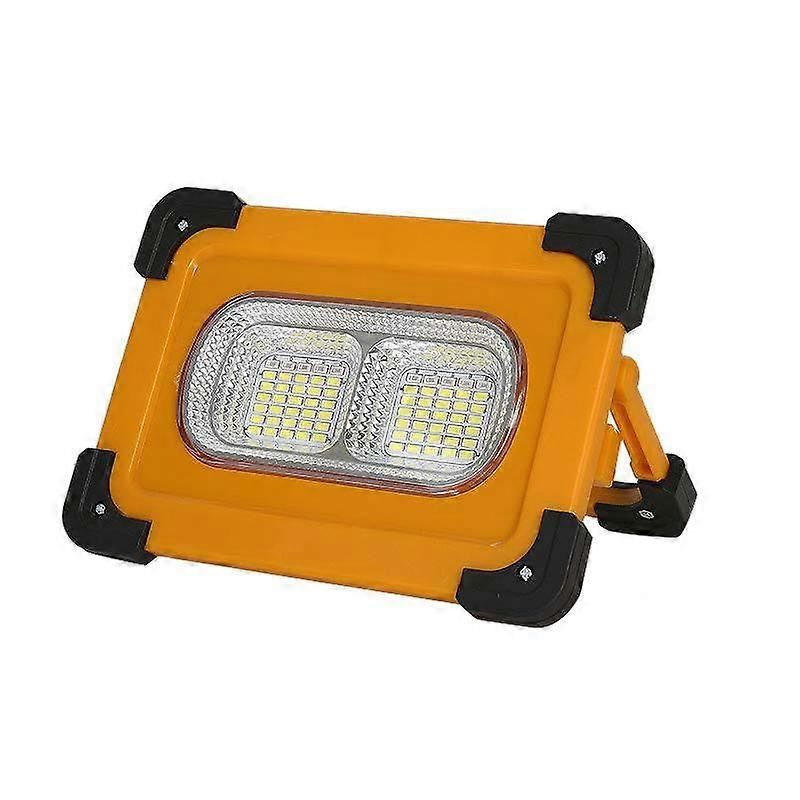 LED Portable Solar Lamp Fast Charging Rechargeable Light with Rotatable Handle for Outdoor Camping Emergency Home Large - Image 1