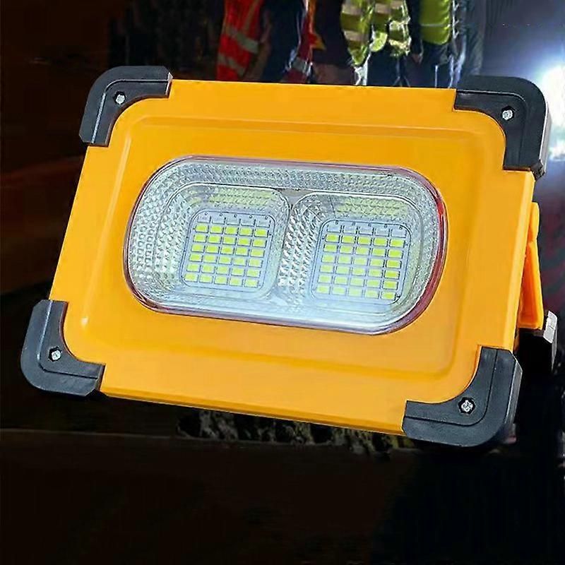 LED Portable Solar Lamp Fast Charging Rechargeable Light with Rotatable Handle for Outdoor Camping Emergency Home Large - Image 4