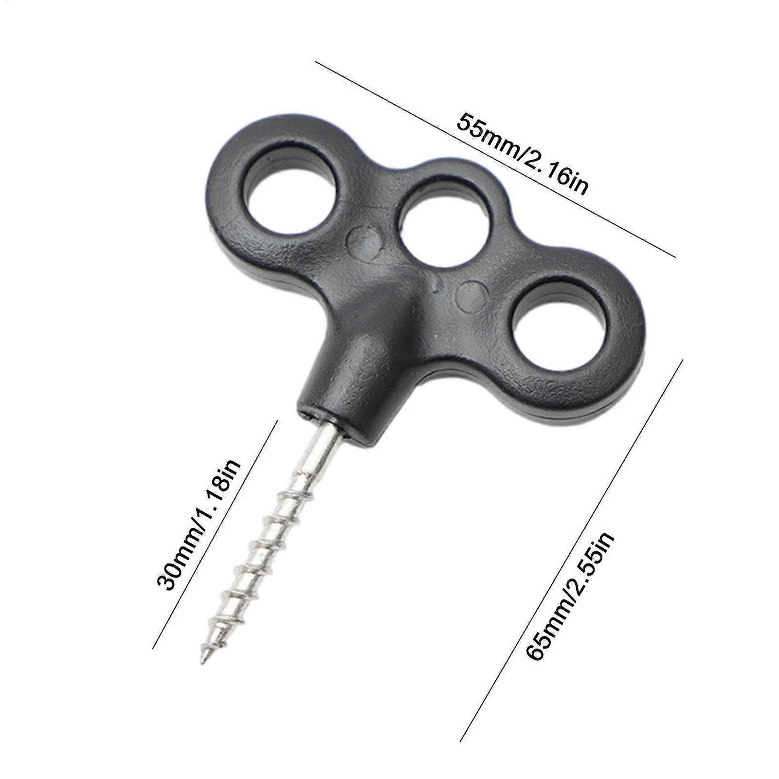 4pcs Camping Tent Stakes Screw‑In Metal Pegs, Lightweight Rust‑Resistant Windproof Stakes for Outdoor Use - Image 4