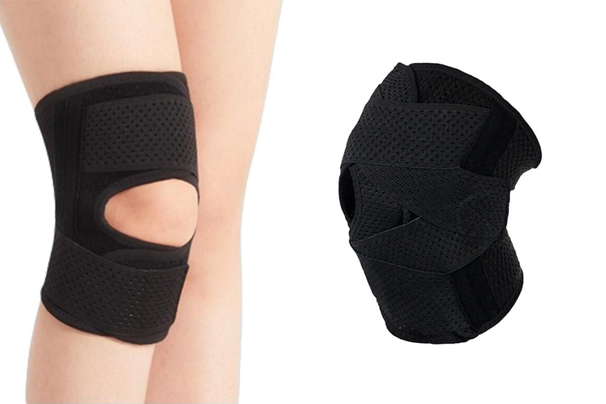 Knee Brace with Side Stabilizers for Meniscus Tear Knee Pain Breathe Knee Sleeve Relieve Knee Pain Injury Recovery for Working Out, Knee Support -Black / XL - Image 6