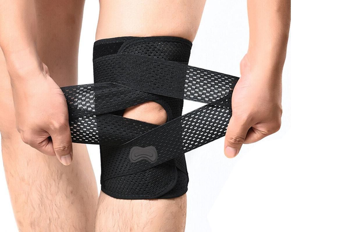 Knee Brace with Side Stabilizers for Meniscus Tear Knee Pain Breathe Knee Sleeve Relieve Knee Pain Injury Recovery for Working Out, Knee Support -Black / M - Image 3