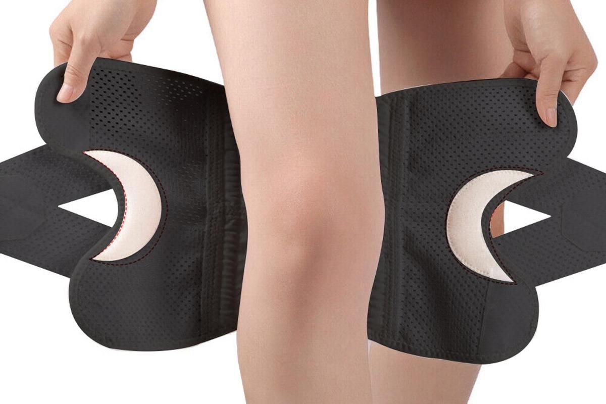 Knee Brace with Side Stabilizers for Meniscus Tear Knee Pain Breathe Knee Sleeve Relieve Knee Pain Injury Recovery for Working Out, Knee Support -Black / M - Image 4