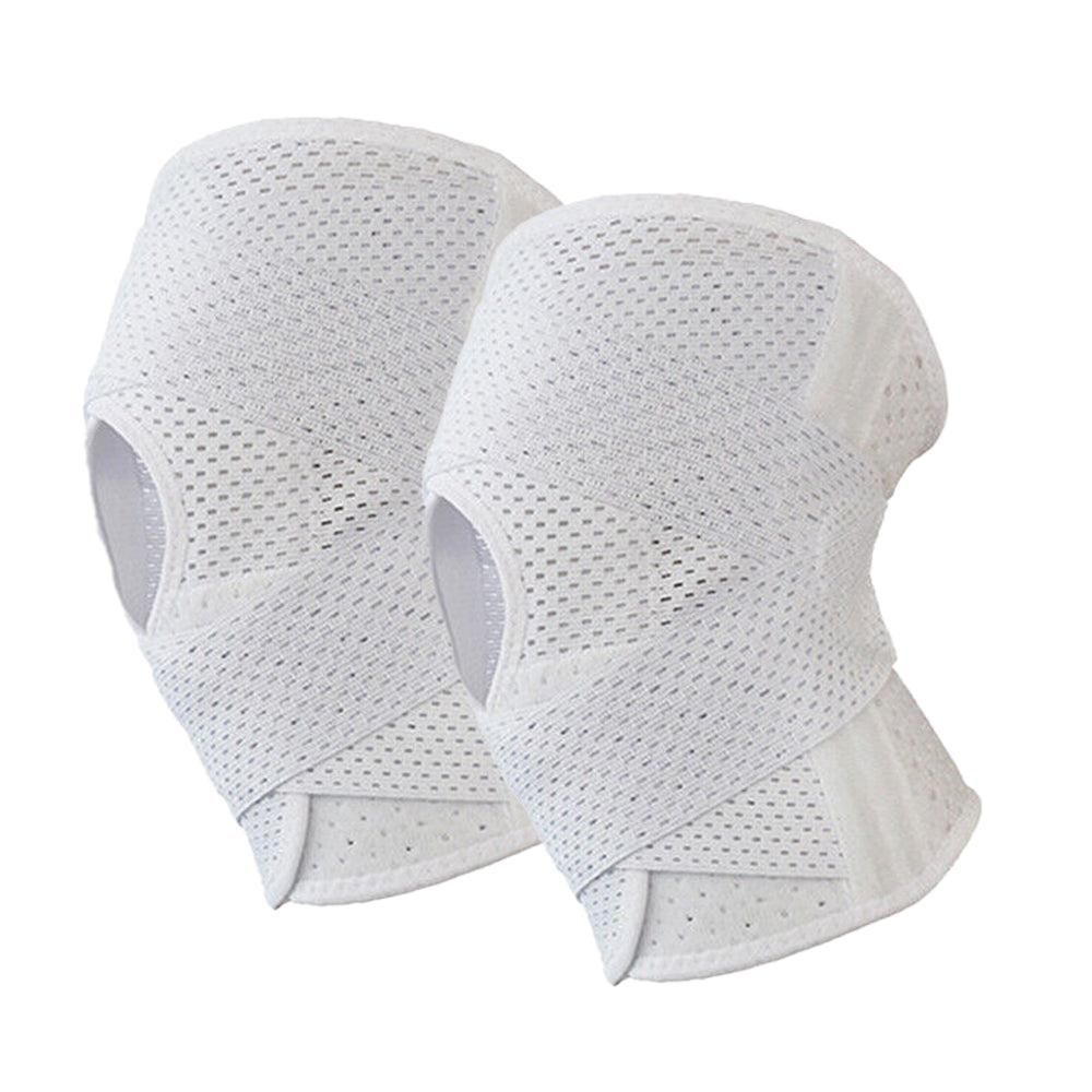 Knee Brace with Side Stabilizers for Meniscus Tear Knee Pain Breathe Knee Sleeve Relieve Knee Pain Injury Recovery for Working Out, Knee Support -White / XL - Image 6