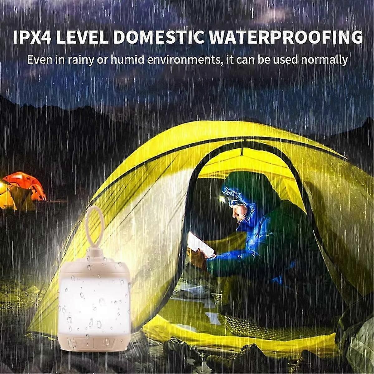 Rechargeable LED Camping Light - USB Portable Emergency Lamp with Mobile Hook, Home Decor Night Light - Image 4