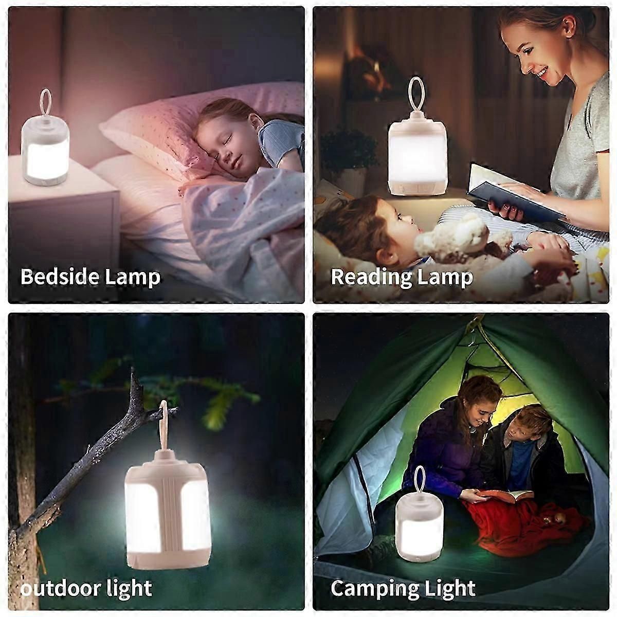Rechargeable LED Camping Light - USB Portable Emergency Lamp with Mobile Hook, Home Decor Night Light - Image 5