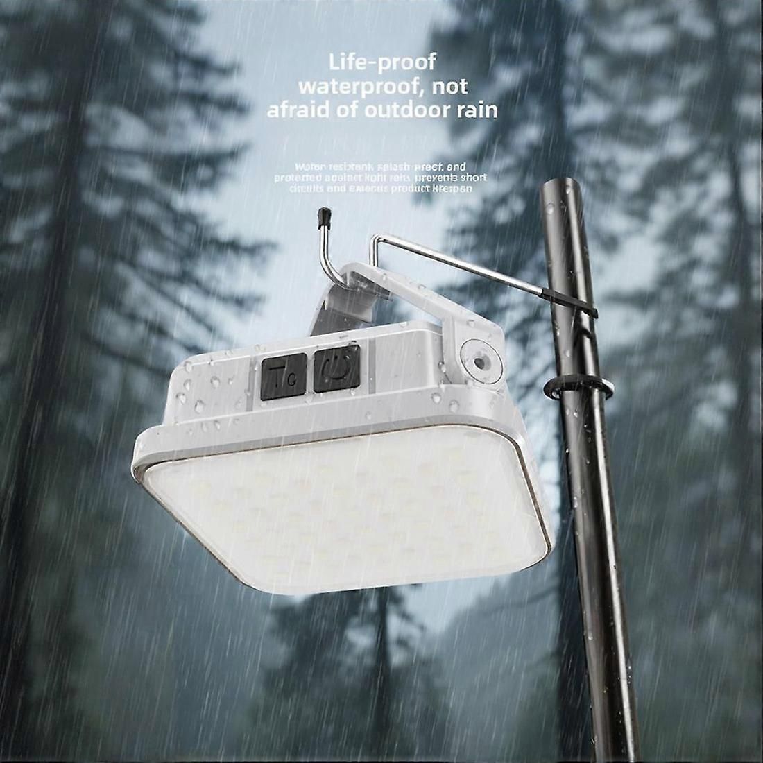 Emergency Lighting Solar Camping Light Portable Outdoor Tent Work SMD Rechargeable LED Hanging Lamp with Digital Power - Image 3