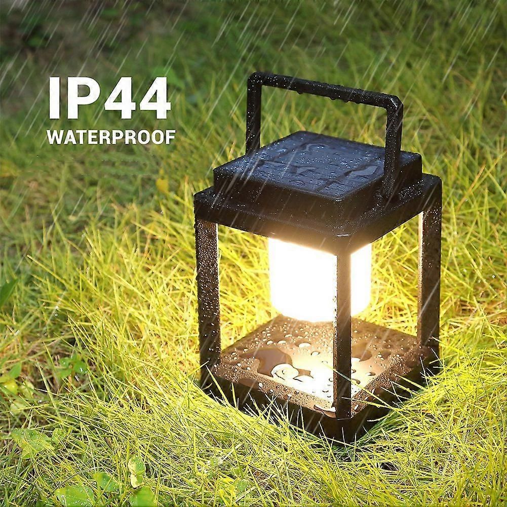 3000K Solar Light Outdoor USB Foldable Waterproof Camping Lantern Led Light Rechargeable Power Bank Portable Led Solar Lamp - Image 3
