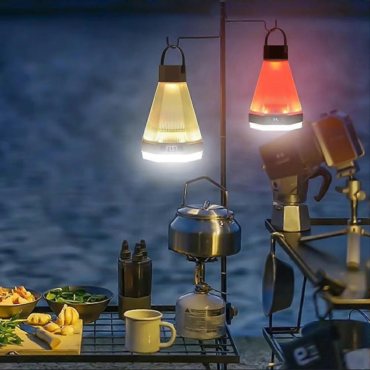 Rechargeable LED Camping Light,Outdoor Hanging Atmosphere Lamp with Adjustable Brightness,Ideal for - Image 4