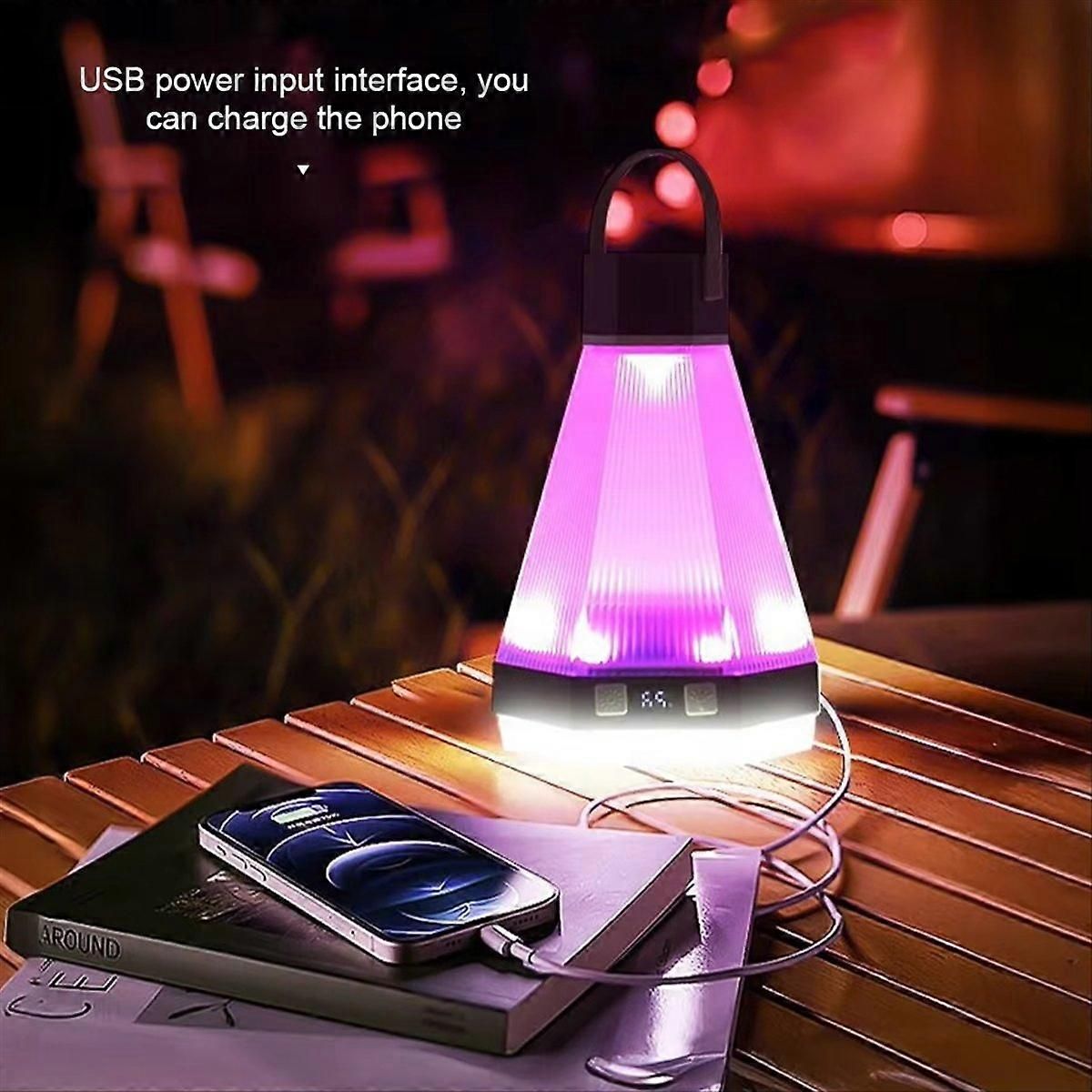 Rechargeable LED Camping Light,Outdoor Hanging Atmosphere Lamp with Adjustable Brightness,Ideal for - Image 5
