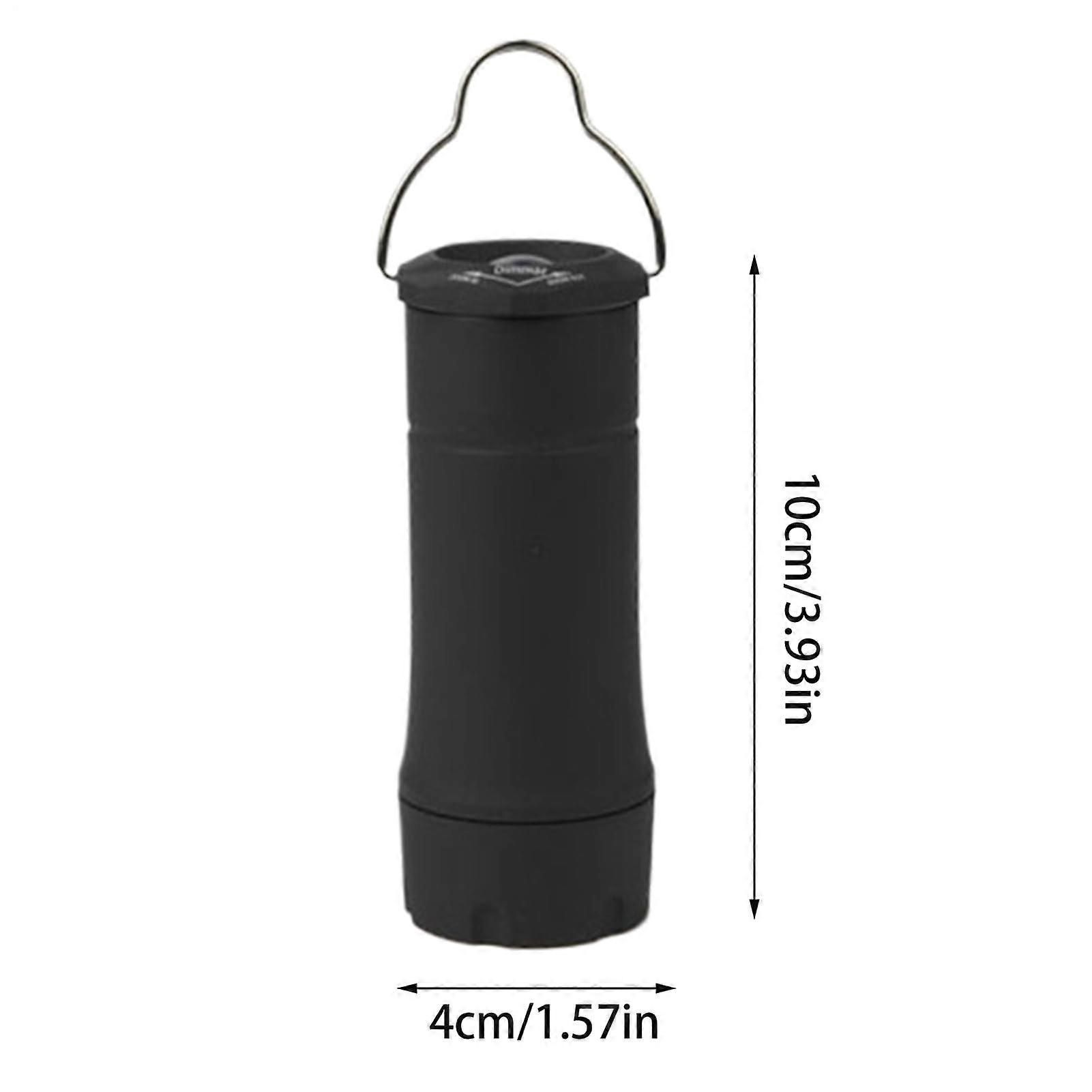 2pcs Compact 2 in 1 Camping Lantern and Flashlight with Detachable Hanging Hook, Battery Operated Tent Light - Image 3