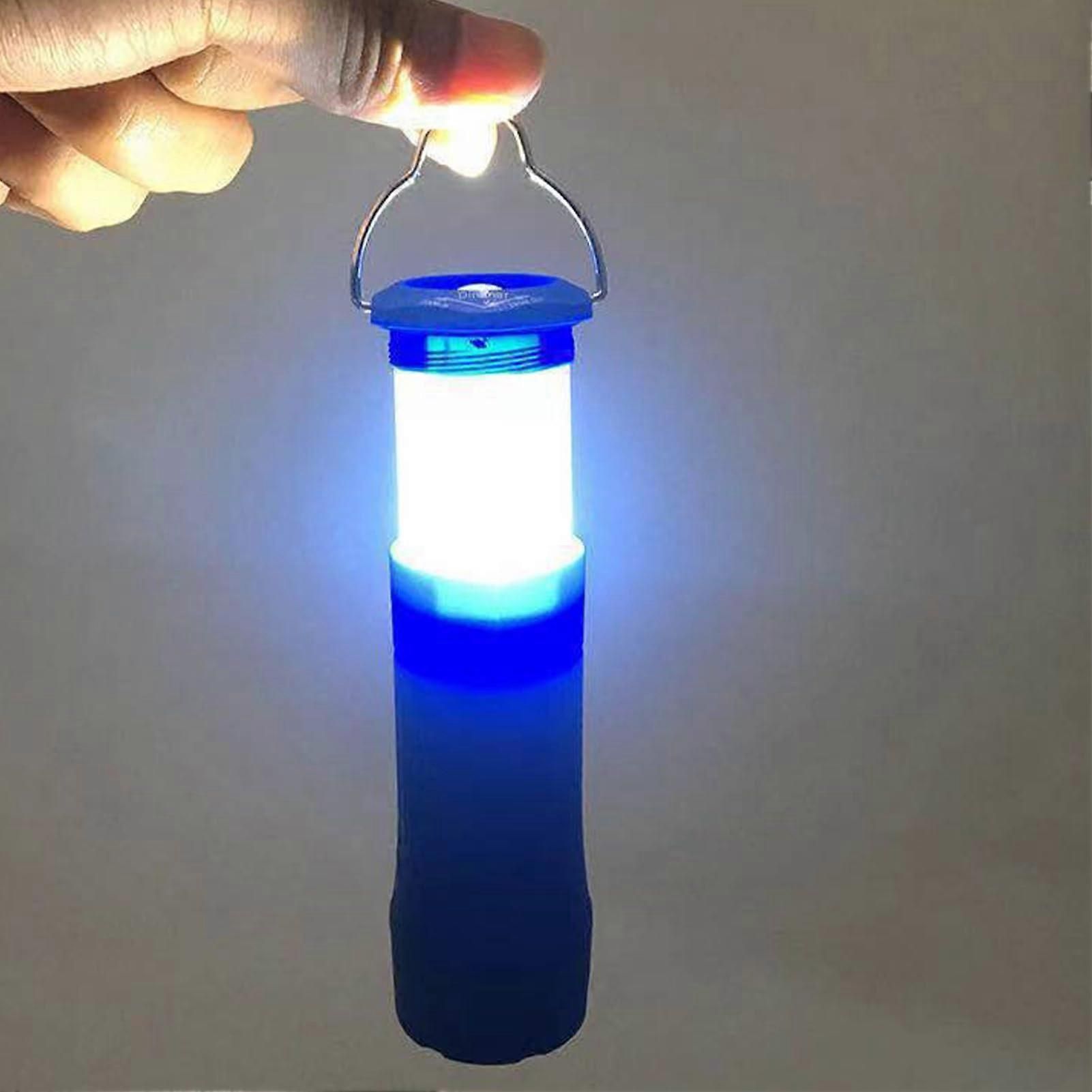 2pcs Compact 2 in 1 Camping Lantern and Flashlight with Detachable Hanging Hook, Battery Operated Tent Light - Image 4