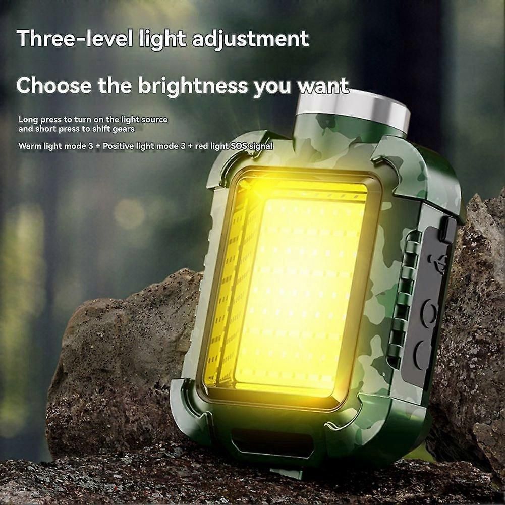 Rechargeable Wrist Mount LED Light for Outdoor Activities Waterproof IPX5 3 Modes & SOS Ideal for Camping Cycling Green - Image 2