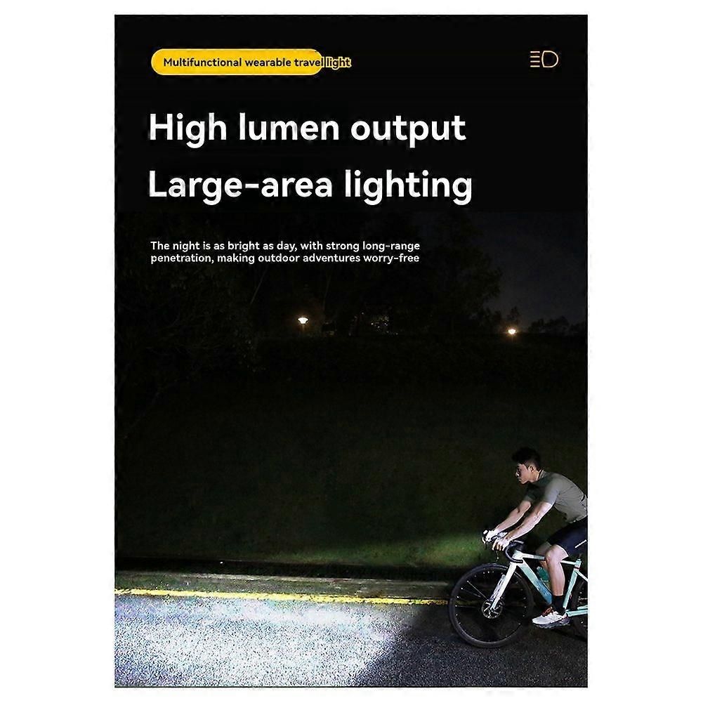 Rechargeable Wrist Mount LED Light for Outdoor Activities Waterproof IPX5 3 Modes & SOS Ideal for Camping Cycling Green - Image 3