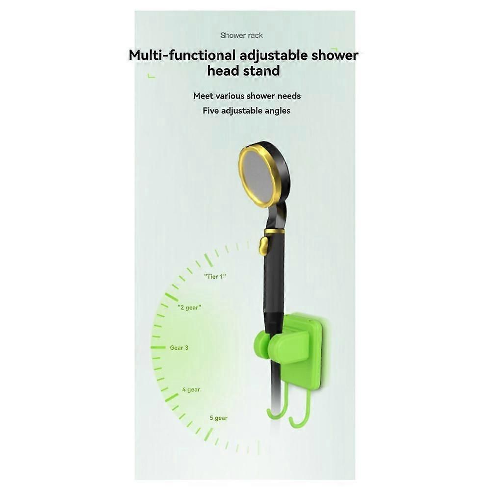 Outdoor Shower Kit Camping Shower Pump Full Screen Digital Display 7800mah Upgraded Low Noice Outdoors Shower Kit Green - Image 2