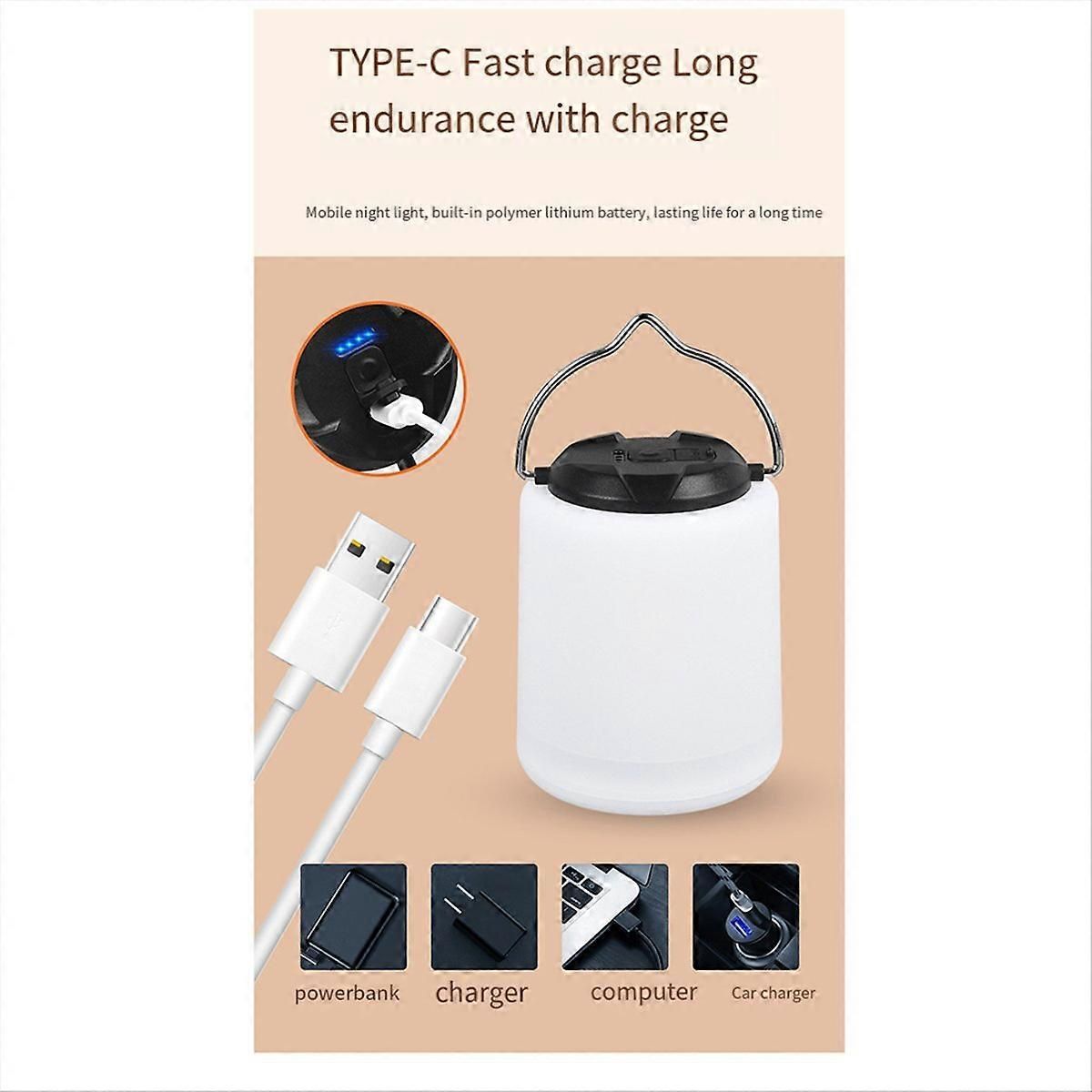 2600 mAh Outdoor Camping Lantern,Camping Hiking Emergency Waterproof Light - Image 4