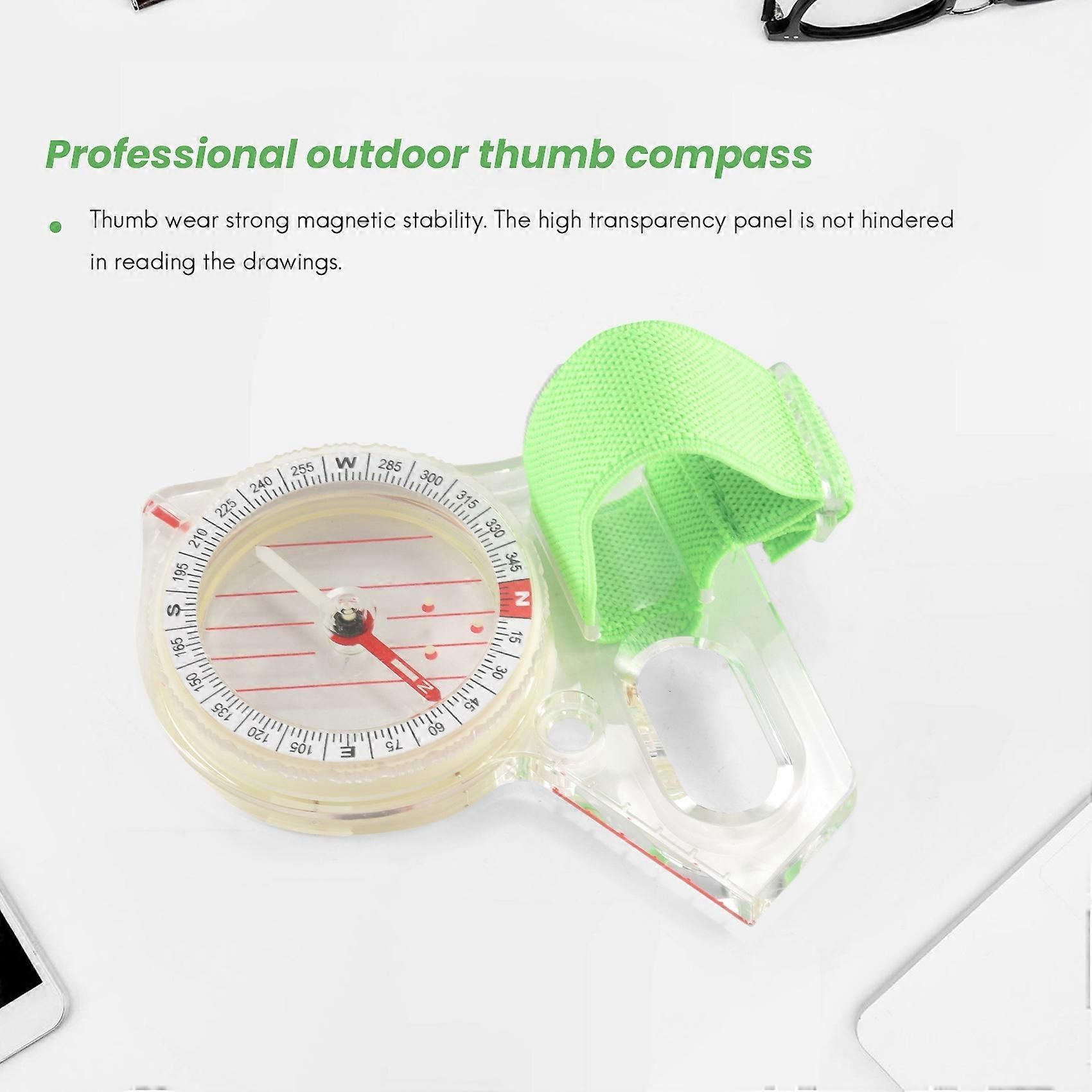 Professional Outdoor Thumb Compass Competition Elite Direction Compass Portable Compass Map Scale - Image 4